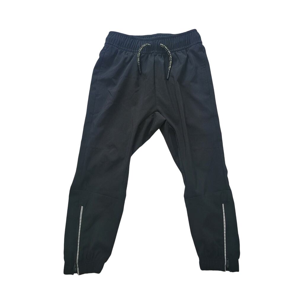 Hanna Andersson Size 100cm US 4 Black Ankle Zip Track Pants Kids‎ Active